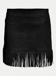 Noisy May Spódnica z imitacji skóry Abby 27033111 Czarny Regular Fit. Czarne spódnice Noisy May, xs, bez wzorów, ze skóry. Za 109.99 zł.