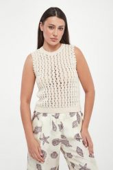 Sweter damski pleciony Emiro MARELLA MONOCHROME. Swetry Marella, m, bez wzorów, bez ramiączek. Za 819.00 zł.