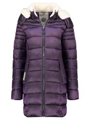 Geographical Norway Płaszcz pikowany "Carenne" w kolorze fioletowym rozmiar: M. Różowe płaszcze Geographical Norway, m, bez wzorów, bez kaptura. Za 239.86 zł.