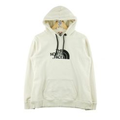 Second life - Damska bluza z kapturem TNF beżowa - Jak nowy. Brązowe bluzy The North Face, bez wzorów, sportowe, bez ramiączek, z kapturem. Za 127.76 zł.