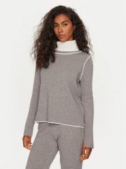 Deha Golf D12814 Szary Regular Fit. Szare swetry Deha, xs, bez wzorów, z syntetyku, bez ramiączek. Za 379.99 zł.