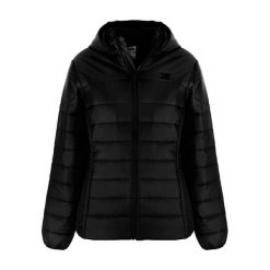 Kurtka damska DIADORA L. HOODIE LIGHT JACKET CHROMIA. Czarne kurtki Diadora, l, bez wzorów, bez kaptura. Za 149.99 zł.