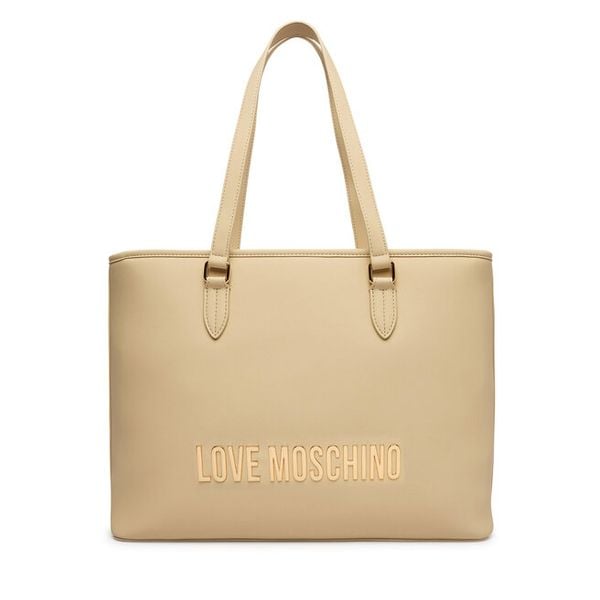Torebka LOVE MOSCHINO. Brązowe shopper bag Love Moschino, bez wzorów, bez dodatków. Za 1,049.00 zł.