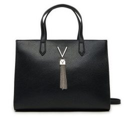 Torebka Valentino. Czarne torebki klasyczne Valentino, bez wzorów, klasyczne, bez dodatków. Za 319.99 zł.