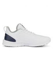 Puma Buty "Laguna Fusion" w kolorze biało-granatowym do golfa rozmiar: 38. Białe buty treningowe Puma, bez wzorów, bez zapięcia, na golfa. Za 105.88 zł.