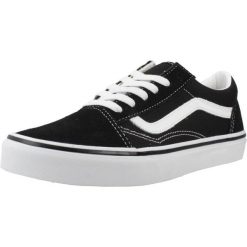 Buty VANS OLD SKOOL Czarny. Czarne buty trekkingowe Vans, bez wzorów, ze skóry, bez zapięcia, trekkingowe. Za 301.99 zł.