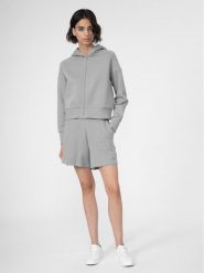 4F Szorty sportowe 4FSS23TSHOF070 Szary Regular Fit. Szare szorty sportowe 4f, bez wzorów, z bawełny. Za 49.99 zł.