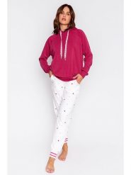 PJ Salvage Bluza w kolorze różowym rozmiar: S. Różowe bluzy PJ Salvage, s, bez wzorów, bez ramiączek, z kapturem. Za 105.38 zł.