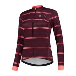 Bluza damska Rogelli Stripe. Brązowe bluzy Rogelli, na zimę, m, bez wzorów, z materiału, bez kaptura, rowerowe. Za 348.10 zł.