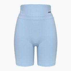 Spodenki treningowe damskie Gymshark Whitney V3 Cycling. Niebieskie szorty sportowe Gymshark, bez wzorów, na fitness i siłownię. Za 97.99 zł.