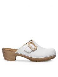 Inblu Klapki BL490100 Biały. Białe klapki Inblu, bez wzorów, z syntetyku, bez obcasa, bez zapięcia. Za 119.99 zł.