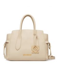 LOVE MOSCHINO Torebka JC4055PP1PLL0110 Kremowy. Białe torebki klasyczne Love Moschino, bez wzorów, ze skóry, bez dodatków. Za 1,009.00 zł.