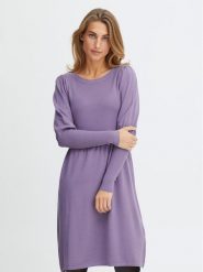 Fransa Sukienka codzienna 20611826 Fioletowy Regular Fit. Fioletowe sukienki Fransa, na co dzień, xs, bez wzorów, z wiskozy, bez kołnierzyka, bez ramiączek, proste. Za 479.99 zł.