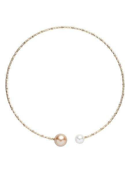 U.S. Polo Assn. Pozłacany naszyjnik z perłami syntetycznymi - Ø 13 cm rozmiar: onesize. Białe naszyjniki U.S. Polo Assn., z materiału, z perłą, metalowe. Za 240.43 zł.