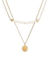Elli PREMIUM Damskiwarstwowy moneta Boho z perły hodowlana słodkowodna, srebro 925 Sterling Silver Naszyjniki 1 ct. Szare naszyjniki Elli PREMIUM, z materiału, z perłą, pozłacane. Za 333.99 zł.