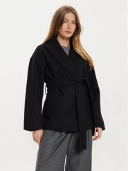 Gina Tricot Kurtka przejściowa 22988 Czarny Regular Fit. Czarne kurtki Gina Tricot, xl, bez wzorów, z syntetyku, bez kaptura. Za 249.99 zł.