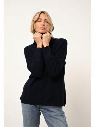 Just Cashmere Kaszmirowy golf "Blantyre" w kolorze granatowym rozmiar: S. Niebieskie swetry Just Cashmere, s, bez wzorów, z kaszmiru, bez ramiączek. Za 281.76 zł.