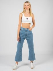 Tommy Jeans Jeansy "Harper" | DW0DW12171 | Harper | Kobieta | Błękitny. Niebieskie jeansy Tommy Hilfiger, bez wzorów, z bawełny. W wyprzedaży za 259.00 zł.