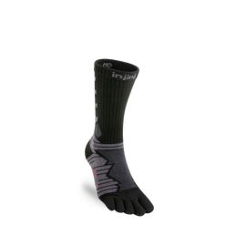 Skarpety do biegania Injinji Ultra Run Crew. Czarne skarpetki Injinji, bez wzorów. Za 93.99 zł.