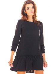 Awama Sukienka w kolorze czarnym rozmiar: XL. Czarne sukienki Awama, xl, bez wzorów, bez kołnierzyka, bez ramiączek, mini. Za 147.95 zł.