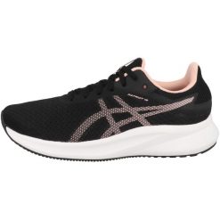 Buty do biegania damskie Asics Patriot 13. Czarne buty do biegania ASICS, bez wzorów, bez zapięcia, do biegania. Za 322.10 zł.