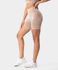 Szorty bezszowe sportowe dla kobiet Carpatree Yasmine. Brązowe szorty sportowe Carpatree, bez wzorów, z materiału, z podwyższonym stanem, na fitness i siłownię. Za 119.99 zł.