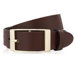 Pasek damski 100 cm brązowy PAOLO PERUZZI PG-02-BRZ-100. Brązowe paski PAOLO PERUZZI, bez wzorów, z jeansu, eleganckie. Za 49.00 zł.