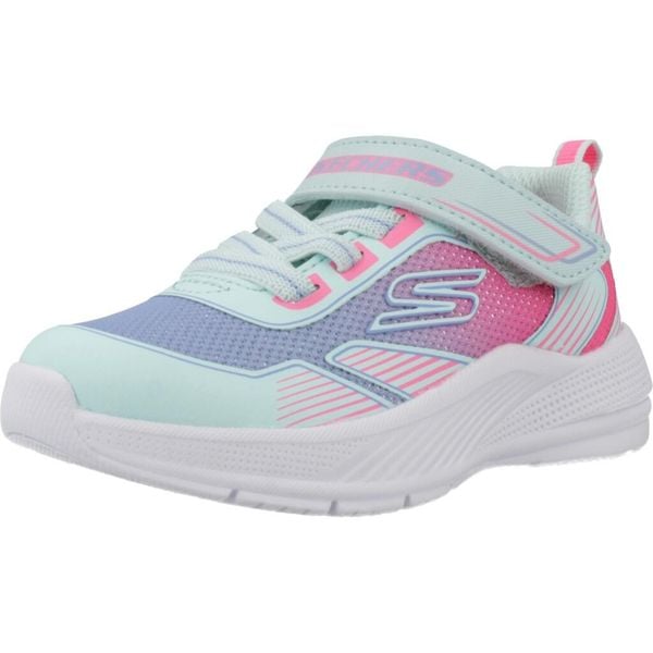 Buty SKECHERS MICROSPEC ADVANCE OASIS Niebieski. Niebieskie buty trekkingowe Skechers, bez wzorów, z syntetyku, bez zapięcia, trekkingowe. Za 139.99 zł.