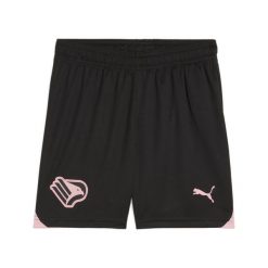 Młodzieżowe szorty Palermo F.C. PUMA Black Team Light Pink. Czarna szorty Puma, bez wzorów, młodzieżowe. W wyprzedaży za 134.00 zł.