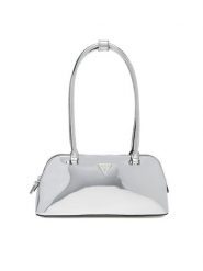Guess Torebka HWMY94 96080 Srebrny. Szare torebki klasyczne Guess, z aplikacjami, ze skóry, bez dodatków. Za 309.99 zł.