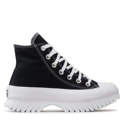 Trampki Converse. Czarne trampki Converse, bez wzorów, retro, bez zapięcia. Za 239.99 zł.