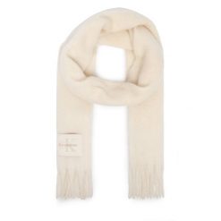 Szalik Calvin Klein. Białe szaliki i kominy Calvin Klein, bez wzorów. Za 329.99 zł.