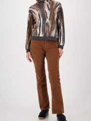 Monari Damski sweter z cienkiej dzianiny - Ciao Bella Kobiety drobna dzianina brązowy|szary|beżowy wzorzysty, 38. Brązowe swetry Monari, bez wzorów, z dzianiny, bez ramiączek. Za 649.95 zł.