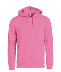 Clique Basic Hoody bluza z kapturem unisex – bright pink. Czerwone bluzy CLIQUE, m, bez wzorów, z bawełny, z kapturem. Za 171.78 zł.
