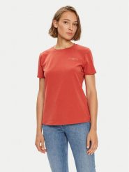 Tommy Hilfiger T-Shirt 1985 WW0WW37877 Czerwony Regular Fit. Czerwone t-shirty Tommy Hilfiger, s, bez wzorów, z bawełny, bez kołnierzyka, bez ramiączek. Za 129.99 zł.