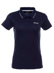 Regatta Funkcyjna koszulka polo "Maverick V" w kolorze granatowym rozmiar: 44. Niebieskie t-shirty sportowe Regatta, bez wzorów, z materiału, bez ramiączek, outdoorowe. Za 39.45 zł.