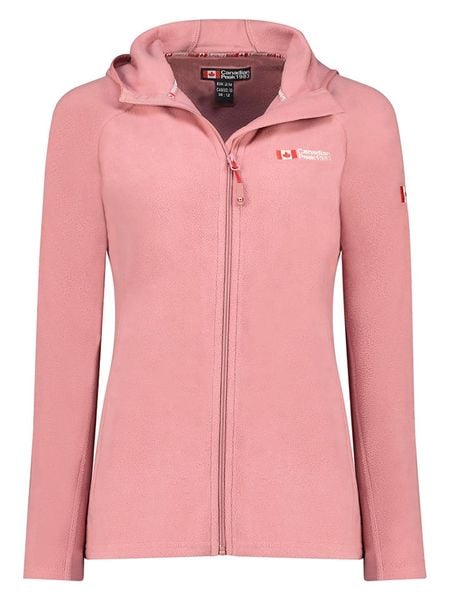 Canadian Peak Kurtka polarowa "Tugoodeak" w kolorze jasnoróżowym rozmiar: L. Różowe kurtki Canadian Peak, l, bez wzorów, z polaru, bez kaptura. Za 92.42 zł.