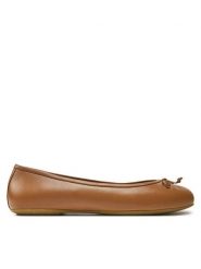 Geox Baleriny D Palmaria D25MUB 000TU C8156 Beżowy. Brązowe baleriny Geox, bez wzorów, ze skóry, bez obcasa, bez zapięcia. Za 219.99 zł.