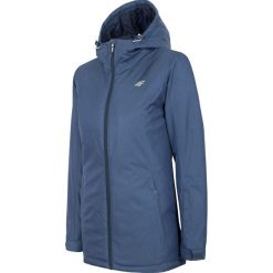 Kurtka narciarska damska KUDN002 - granat melanż. Kurtki narciarskie marki WED'ZE. Za 299.99 zł.