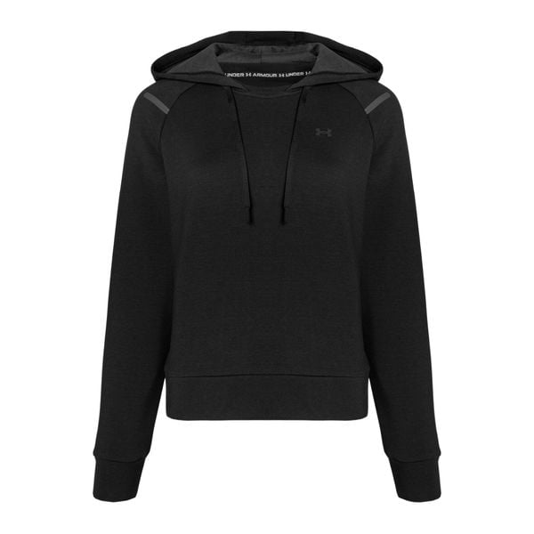 Bluza fitness damska Under Armour Fleece Hoodie. Czarne bluzy Under Armour, l, bez wzorów, sportowe, bez ramiączek, bez kaptura. Za 199.99 zł.