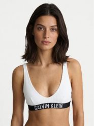 Calvin Klein Swimwear Góra od bikini LV00Q61211 Biały. Białe bikini Calvin Klein Swimwear, bez wzorów, z syntetyku. Za 229.99 zł.