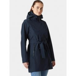 Płaszcz Przeciwdeszczowy Damski Helly Hansen Welsey II Trench. Niebieskie kurtki przeciwdeszczowe Helly Hansen, bez wzorów, eleganckie, bez kaptura. W wyprzedaży za 727.20 zł.
