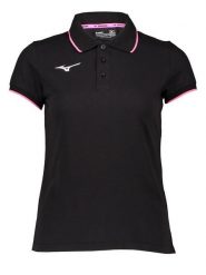 Mizuno Koszulka polo "Mizuno" w kolorze czarnym rozmiar: S. Czarne t-shirty sportowe Mizuno, s, bez wzorów, bez ramiączek, outdoorowe. Za 37.38 zł.