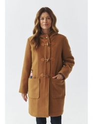 TATUUM Płaszcz przejściowy "Samanta" w kolorze beżowym rozmiar: 42. Brązowe płaszcze Tatuum, bez wzorów, bez kaptura. Za 681.45 zł.
