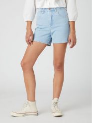 Wrangler Szorty jeansowe W25H3832W 112332447 Błękitny Regular Fit. Niebieskie szorty Wrangler, bez wzorów, z bawełny. Za 179.99 zł.