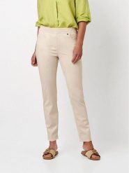 Relaxed by TONI Spodnie w kolorze beżowym rozmiar: W22. Brązowe spodnie materiałowe Relaxed by TONI, bez wzorów, z materiału. Za 152.99 zł.