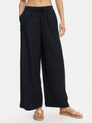 Roxy Spodnie materiałowe Lekeitio Break ERJNP03545 Czarny Regular Fit. Czarne spodnie materiałowe Roxy, bez wzorów, ze lnu. Za 189.99 zł.