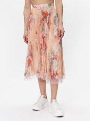 TWINSET Spódnica plisowana 231TP2733 Pomarańczowy Regular Fit. Brązowe spódnice Twinset, bez wzorów, z syntetyku, midi. Za 1,369.00 zł.