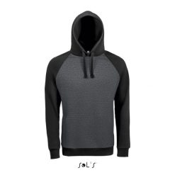 Bluza z kapturem Sol's Seattle. Czarne bluzy SOL'S, s, bez wzorów, z bawełny, bez ramiączek, z kapturem. Za 174.25 zł.