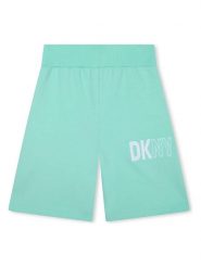 DKNY Szorty w kolorze turkusowym rozmiar: 116. Niebieskie szorty DKNY, bez wzorów, z bawełny. Za 95.99 zł.